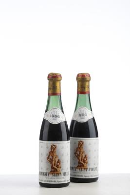 ROMANEE ST VIVANT 1966 - Reine Pedauque - 2 x 0,3750Ltr