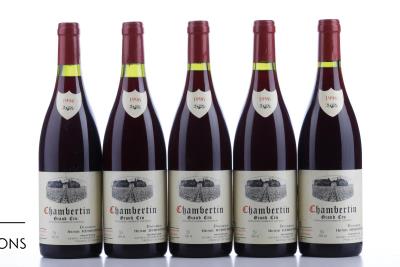 CHAMBERTIN Henri Rebourseau 1996 - 5 Bottles
