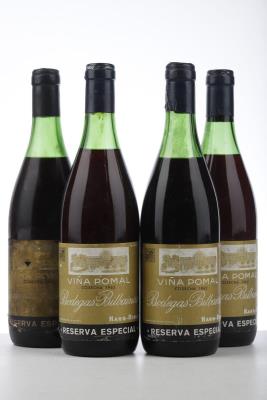 VINA POMAL RESERVA ESPECIAL 1962 - Bodegas Bilbainas - 4 Bottles