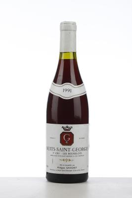 NUITS ST GEORGES LES BOUSSELOTS 1991 - Philippe Gavignet - 1 Bottle