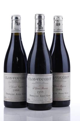 CLOS VOUGEOT LE GRAND MAUPERTUI 1999 - Anne Gros - 3 Bottles