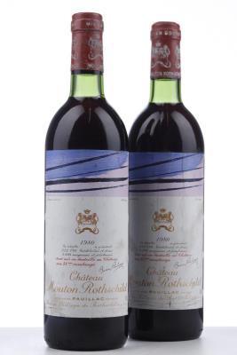 MOUTON ROTHSCHILD 1980 - Mc - 2 Bottles