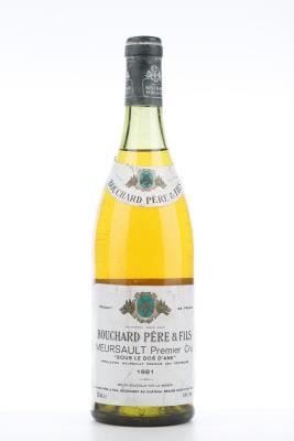 MEURSAULT SOUS LE DOS D'ANE 1981 - Bouchard - 1 Bottle