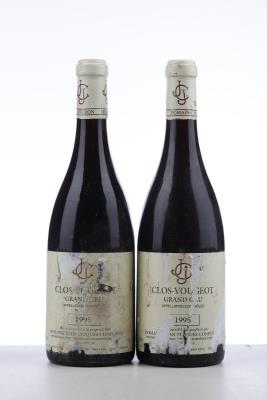 CLOS VOUGEOT 1995 - Jean Jacques Confuron - 2 Bottles