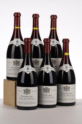 POMMARD CLOS DES EPENOTS 2001 - Chateau de Meursault - 6 Bottles - Oc 6