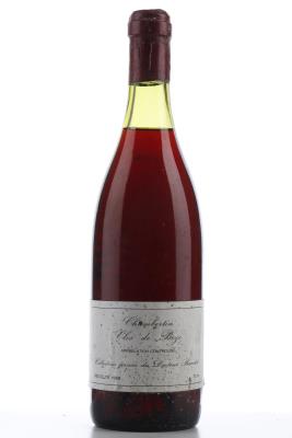 CHAMBERTIN CLOS DE BEZE COLLECTION PRIVEE DU DOCTEUR BAROLET Docteur Barolet 1969 - 1 Bottle