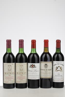 MIXED LOT BORDEAUX MIXED - Mc - 5 Bottles