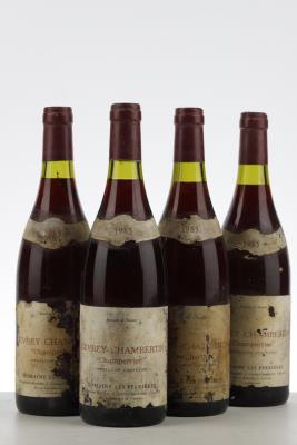 GEVREY CHAMBERTIN CHAMPSPERRIER 1985 - Domaine les Perrieres - 4 Bottles