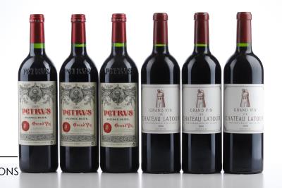 CAISSE PRESTIGE 2000 - 3x Petrus/3x Latour/3x Margaux/3x Haut Brion - 12 Bottles in Owc 12
