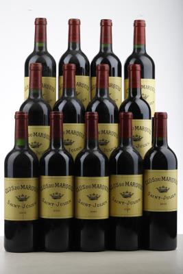 CLOS DU MARQUIS 3*2005 + 2*2006 + 2*2007 + 4*2008 + 2*2010   - Mc - 13 Bottles