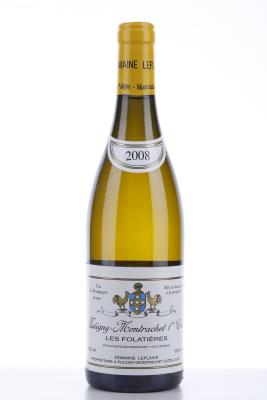 PULIGNY MONTRACHET FOLATIERES 2008 - Domaine Leflaive - 1 Bottle