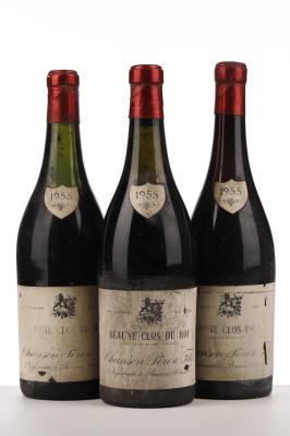 BEAUNE CLOS DU ROI 1955 - Chanson MB - 3 Bottles