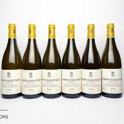 CORTON CHARLEMAGNE 2002 - Bonneau du Martray - 6 Bottles