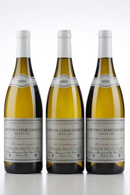CORTON CHARLEMAGNE 2005 - Bruno Clair - 3 Bottles