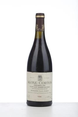 ALOXE CORTON CLOS DES MARECHAUDES 1990 - Domaine F & L Saier - 1 Bottle
