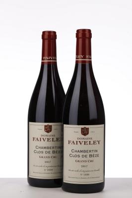 CHAMBERTIN CLOS DE BEZE 2017 - Faiveley - 2 Bottles