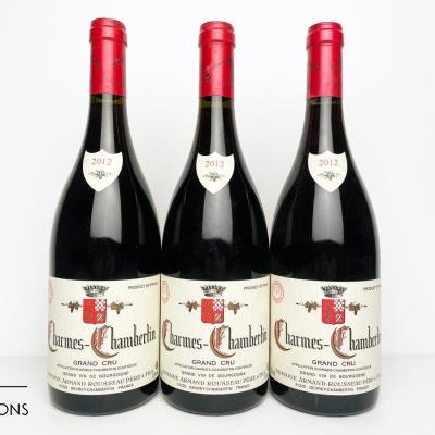 CHARMES CHAMBERTIN 2012 - Armand Rousseau - 3 Bottles