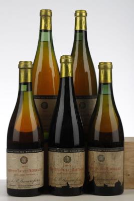 BIENVENUE BATARD MONTRACHET 1952 - Barriere - 5 Bottles
