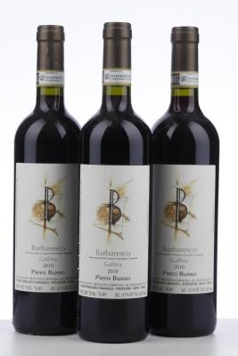 BARBARESCO GALLINA 2010 - Piero Busso - 3 Bottles