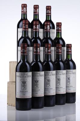 MARQUIS DE TERME 1982 - 12 Bottles - Owc 12