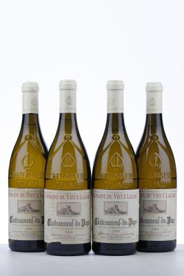 CHATEAUNEUF DU PAPE BLANC 2004 - Domaine du Vieux Lazaret - 4 Bottles