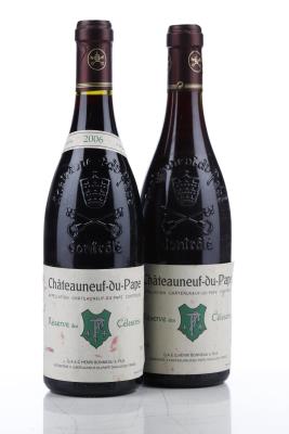 CHATEAUNEUF DU PAPE RESERVE DES CELESTINS 2006 - Henri Bonneau - 2 Bottles