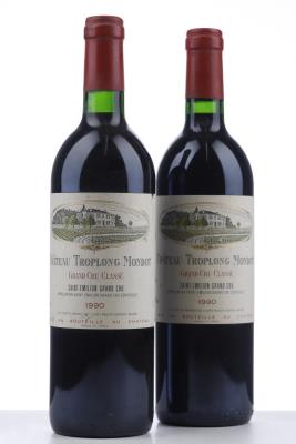 TROPLONG MONDOT 1990 - Mc - 2 Bottles