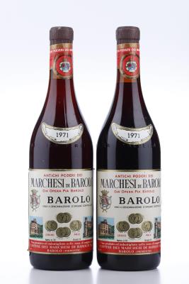 BAROLO 1971 - Marchesi di Barolo - 2 Bottles