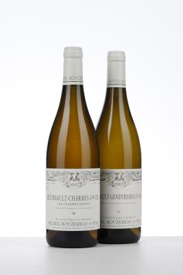 MEURSAULT GENEVRIERES 2007 - Michel Bouzereau - 2 Bottles