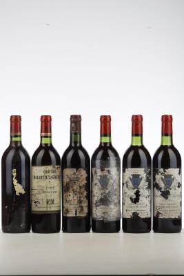 MIXED LOT BORDEAUX 1982 - Mc - 6 Bottles