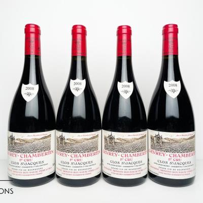 GEVREY CHAMBERTIN CLOS ST JACQUES 2008 - Armand Rousseau - 3 Bottles