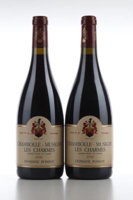 CHAMBOLLE MUSIGNY LES CHARMES 1996 - Ponsot - 2 Bottles