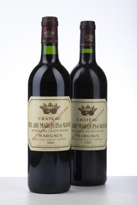 BEL AIR MARQUIS D'ALLIGRE 2000 - Mc - 2 Bottles