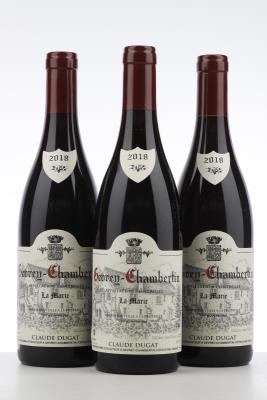 GEVREY CHAMBERTIN LA MARIE 2018 - Claude Dugat - 3 Bottles