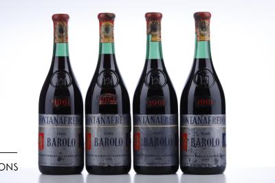 BAROLO 1961 - Fontanafredda - 8 Bottles