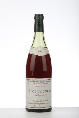 CLOS VOUGEOT 1976 - Clair Dau - 1 Bottle