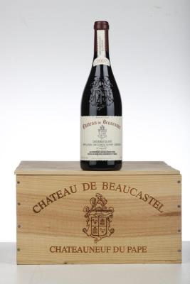 CHATEAUNEUF DU PAPE BEAUCASTEL 2007 - Beaucastel - 6 Bottles - Owc 6