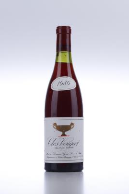 CLOS VOUGEOT 1986 - Gros F&S - 1 Bottle