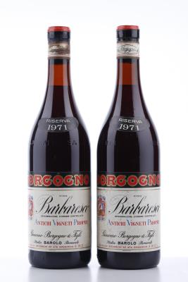BARBARESCO RISERVA 1971 - Giacomo Borgogno - 2 Bottles