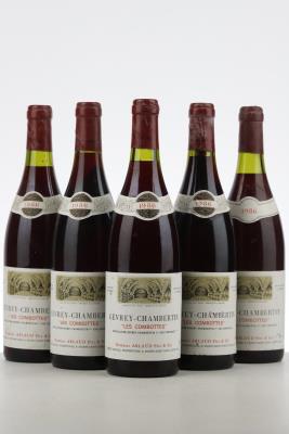 GEVREY CHAMBERTIN LES COMBOTTES 1986 - Arlaud - 5 Bottles