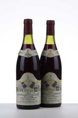 HOSPICES DE NUITS NUITS ST GEORGES LES LAVIERES CUVEE GUILLAUME LABYE 1985 - Morin - 2 Bottles