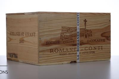 ROMANEE ST VIVANT Domaine de la Romanee Conti 2007 - 6 Bottles in Owc 6