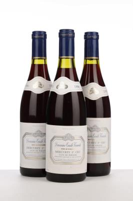 MERCUREY CLOS DE PARADIS 1990 - Emile Voarick - 3 Bottles