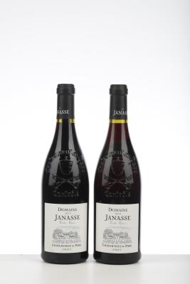 CHATEAUNEUF DU PAPE DOMAINE DE LA JANASSE CUVEE VIEILLES VIGNES 2005 - Aime Sabon - 2 Bottles