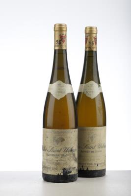 RIESLING CLOS ST URBAIN RANGEN DE THANN 1*1994 + 1*1996   - Zind Humbrecht - 2 Bottles