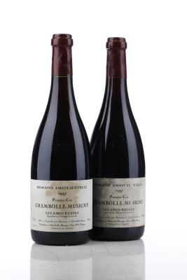 CHAMBOLLE MUSIGNY LES AMOUREUSES 1997 - Amiot Servelle - 2 Bottles