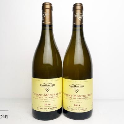 PULIGNY MONTRACHET LES COMBETTES 2014 - François Carillon - 2 Bottles