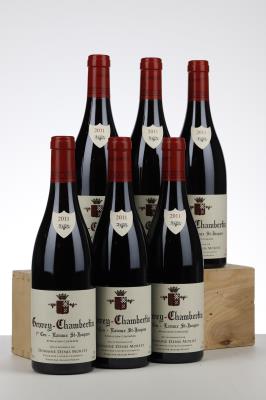 GEVREY CHAMBERTIN LAVAUX ST JACQUES 2011 - Denis Mortet - 6 Bottles