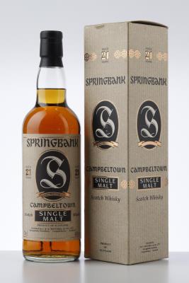 SPRINGBANK 21 Y - Bottled in early 2000 - Alc 48% -1 Bottle - Oc 1