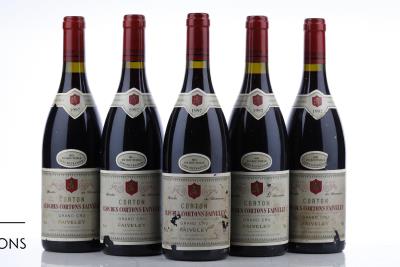 CORTON CLOS DES CORTONS 1997 - Faiveley - 5 Bottles